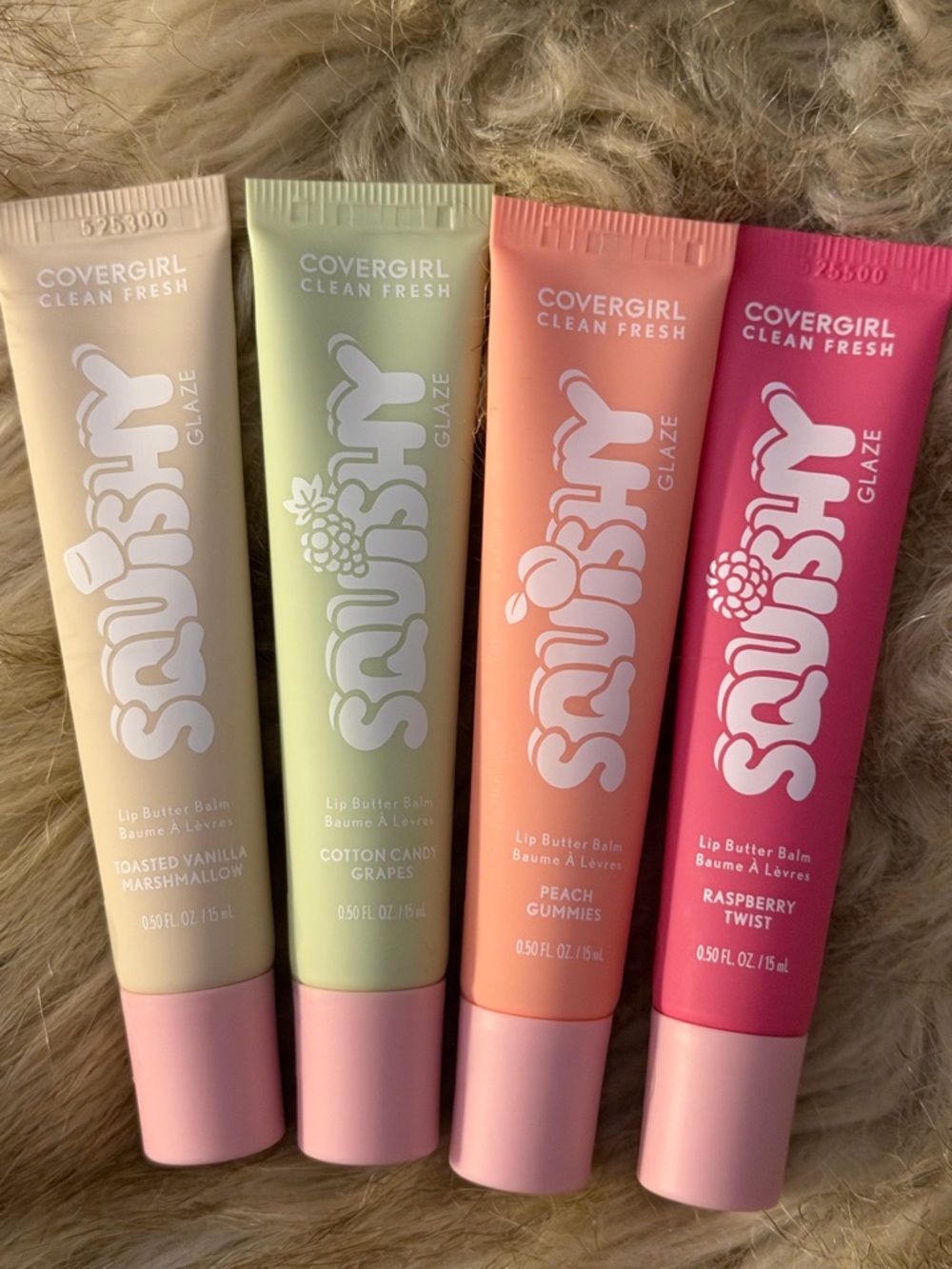 COVERGIRL Squishy Glaze Lip Butter Balm 4 PACK